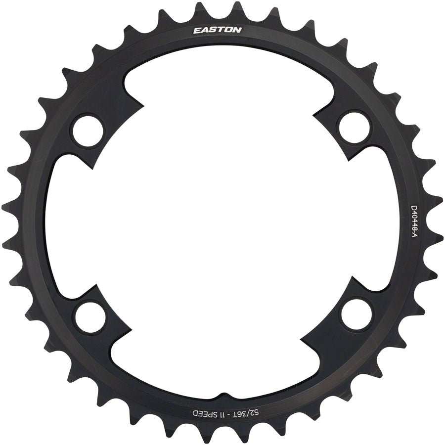 Easton Asymmetric Chainring: 4-Bolt 11-Speed 36t Black-Goodwynn&#39;sGoodwynn&#39;s