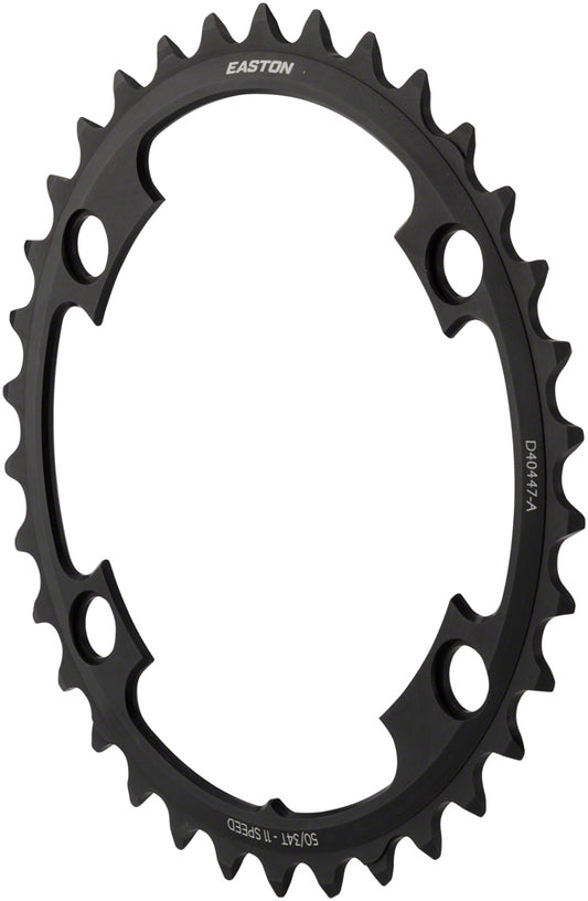 Easton Asymmetric Chainring: 4-Bolt 11-Speed 39t Black-Goodwynn's