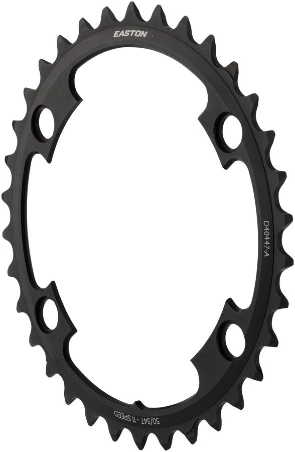 Easton Asymmetric Chainring: 4-Bolt 11-Speed 34t Black-Goodwynn&#39;sGoodwynn&#39;s