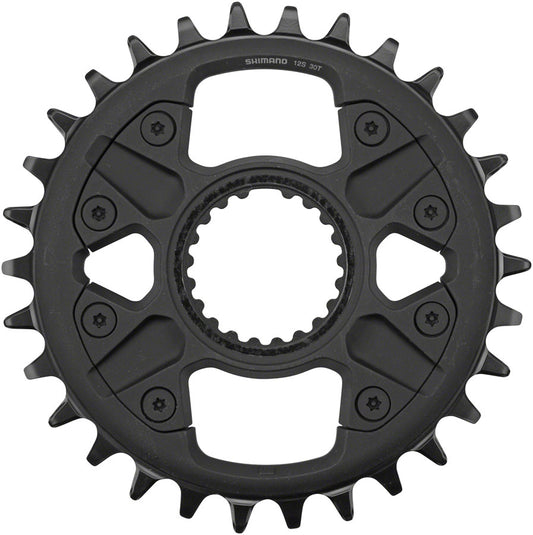 Shimano Deore FC-M6100-1 Direct Mount Chainring - 30t 12-Speed Black-Goodwynn's