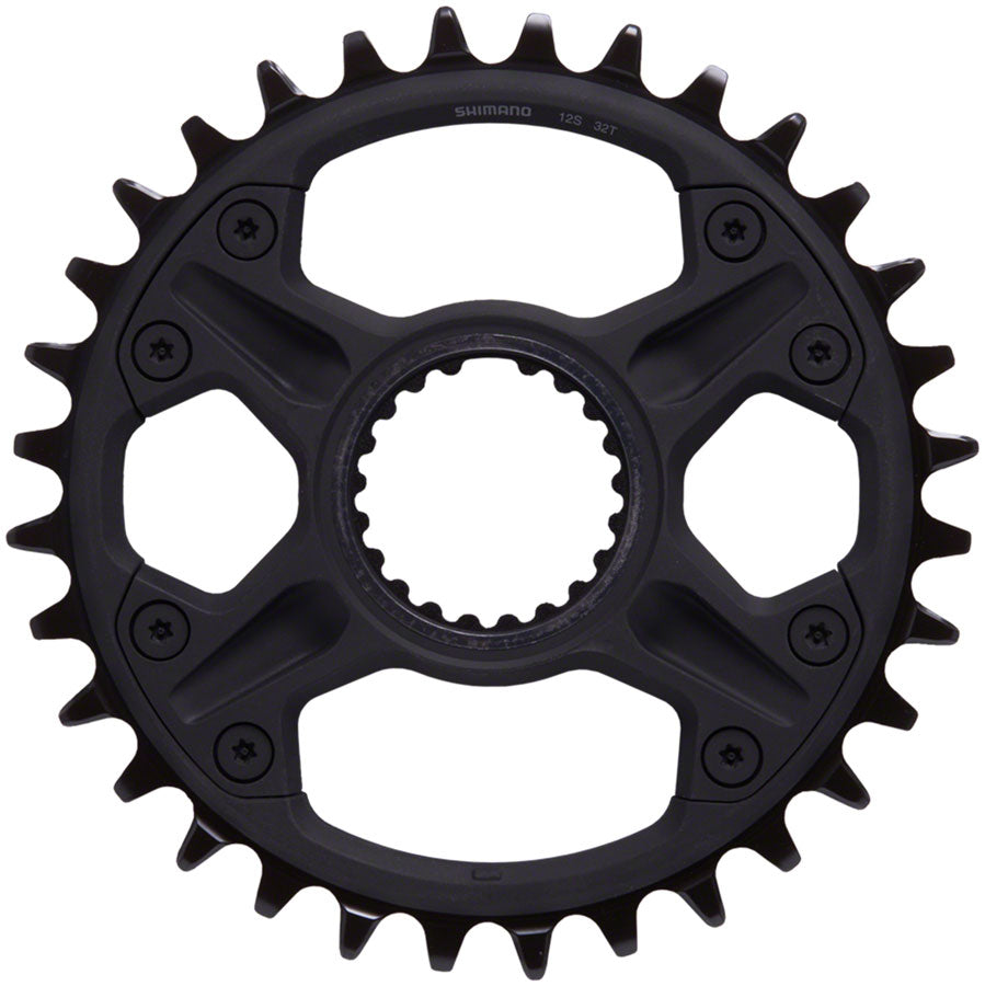 Shimano Deore FC-M6100-1 Direct Mount Chainring - 32t 12-Speed Black-Goodwynn&#39;sGoodwynn&#39;s