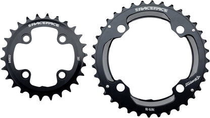 RaceFace Turbine 11-Speed Chainring: 64/104mm BCD 24/34t Black