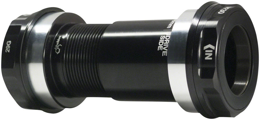 e*thirteen PF30 ThreadFit Bottom Bracket - 68/73/83mm For all e*thirteen Base Cranks 24mm Spindle BLK-Goodwynn&#39;sGoodwynn&#39;s