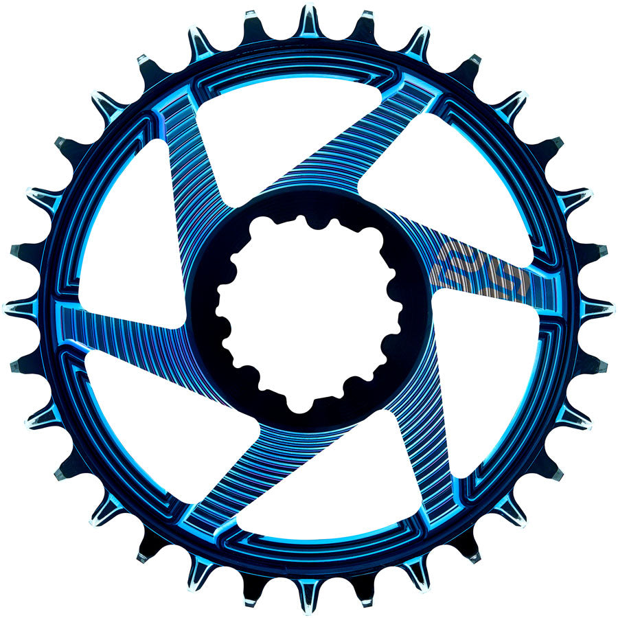 e*thirteen Helix R Guidering - 34t 11/12-Speed 3mm Offset SRAM 3-Bolt DM Intergalactic