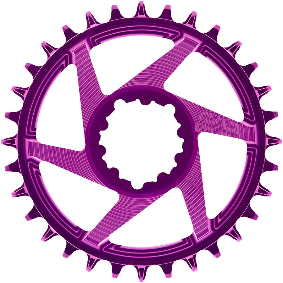 e*thirteen Helix R Guidering - 32t 11/12-Speed 3mm Offset SRAM 3-Bolt DM Eggplant-Goodwynn&#39;sGoodwynn&#39;s