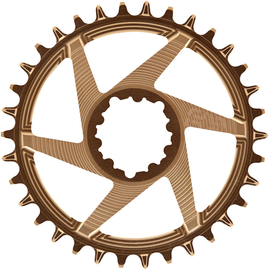 e*thirteen Helix R Guidering - 34t 11/12-Speed 3mm Offset SRAM 3-Bolt DM Bronze-Goodwynn&#39;sGoodwynn&#39;s