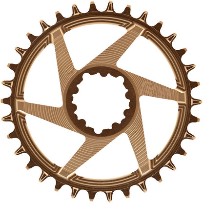 e*thirteen Helix R Guidering - 34t 11/12-Speed 3mm Offset SRAM 3-Bolt DM Bronze