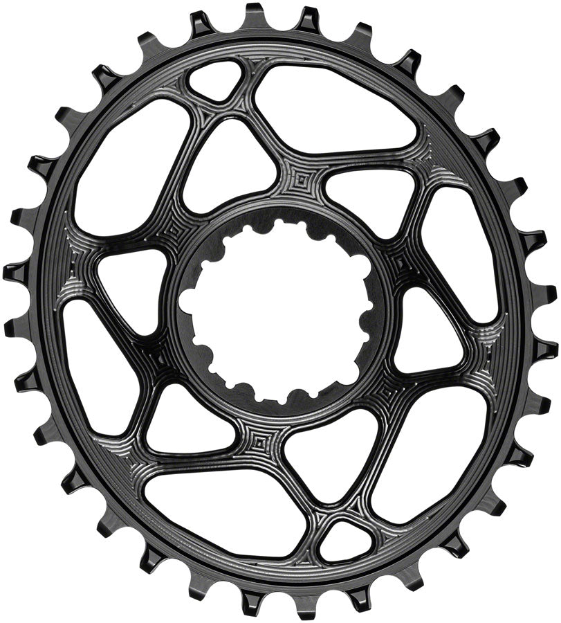 absoluteBLACK Oval Narrow-Wide Direct Mount Chainring - 32t SRAM 3-Bolt Direct Mount 3mm Offset BLK