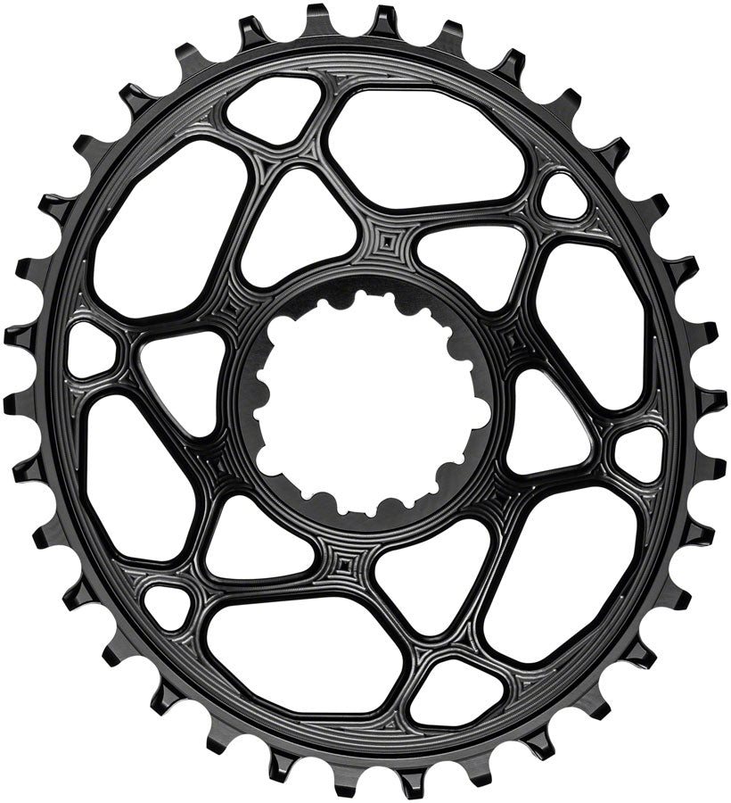 absoluteBLACK Oval Narrow-Wide Direct Mount Chainring - 36t SRAM 3-Bolt Direct Mount 3mm Offset BLK