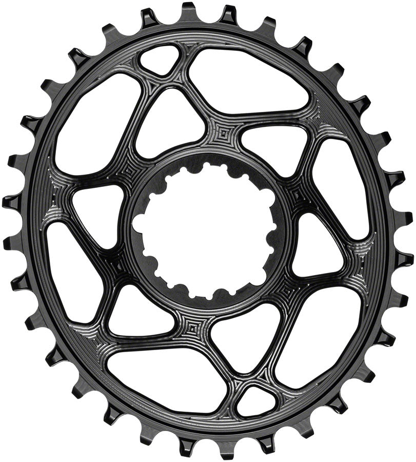 absoluteBLACK Oval Narrow-Wide Direct Mount Chainring - 32t SRAM 3-Bolt Direct Mount 6mm Offset BLK