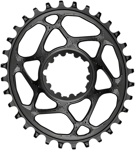 absoluteBLACK Oval Narrow-Wide Direct Mount Chainring - 32t SRAM 3-Bolt Direct Mount 6mm Offset BLK-Goodwynn's