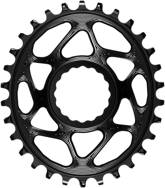 absoluteBLACK Oval Narrow-Wide Direct Mount Chainring - 30t CINCH Direct Mount 6mm Offset BLK-Goodwynn's