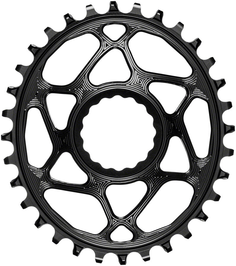 Absolute Black Spiderless Cinch DM Oval Chainring 32T - Black