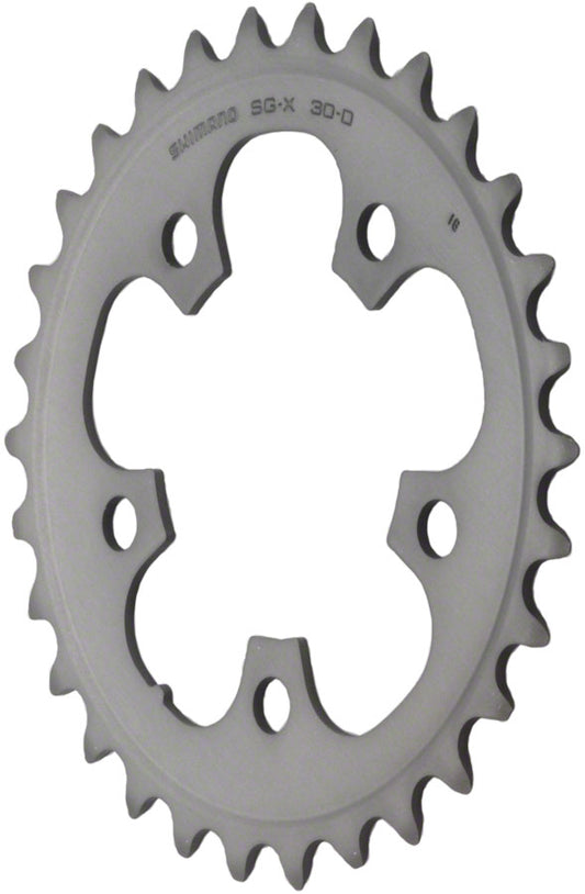 Shimano 105 5703-S 30t 74mm 10-Speed Triple Inner Chainring Silver-Goodwynn's