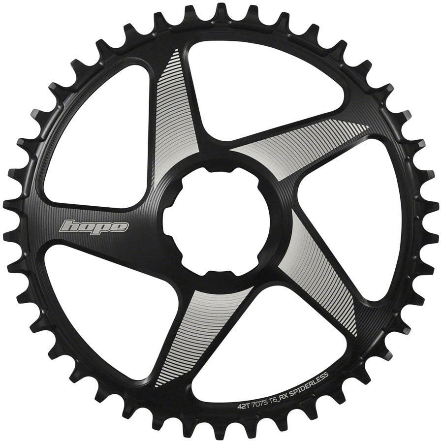 Hope RX Spiderless Chainring - 42t Hope Direct Mount Black-Goodwynn&#39;sGoodwynn&#39;s