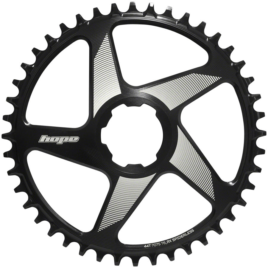 Hope RX Spiderless Chainring - 44t Hope Direct Mount Black-Goodwynn&#39;sGoodwynn&#39;s