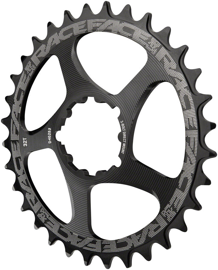 RaceFace Narrow Wide Chainring: Direct Mount 3-Bolt Compatible 32t Black