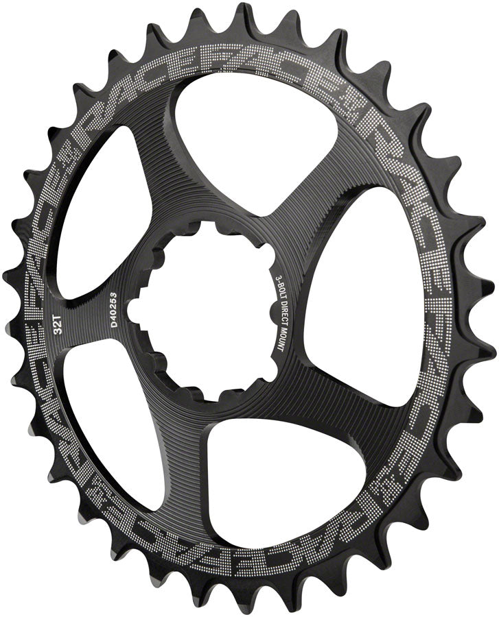 RaceFace Narrow Wide Chainring: Direct Mount 3-Bolt Compatible 36t Black