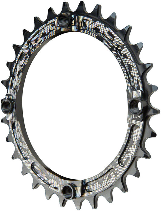 RaceFace Narrow Wide Chainring: 104mm BCD 30t Black-Goodwynn's