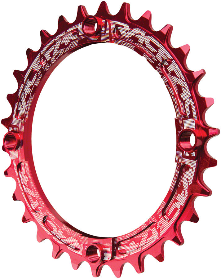 RaceFace Narrow Wide Chainring: 104mm BCD 30t Red-Goodwynn&#39;sGoodwynn&#39;s