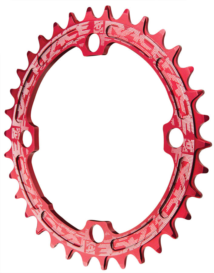 RaceFace Narrow Wide Chainring: 104mm BCD 32t Red-Goodwynn&#39;sGoodwynn&#39;s