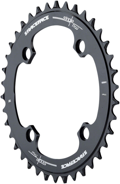 RaceFace Narrow Wide Chainring: 104mm BCD 34t Black