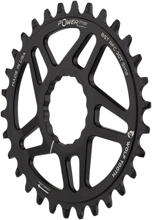 Wolf Tooth Elliptical Direct Mount Chainring - 30t RaceFace CINCH Boost Drop-Stop ST Shimano 12 Speed HG+ BLK-Goodwynn's