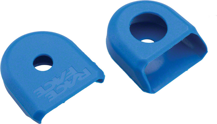 RaceFace Crank Boots: For Carbon Cranks 2-Pack Blue