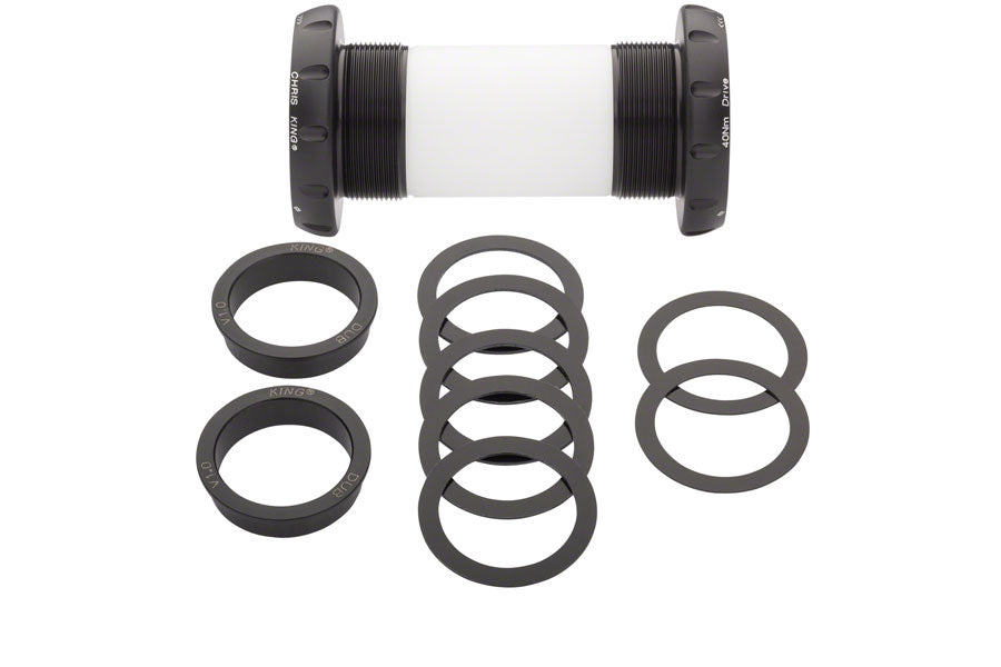 Chris King ThreadFit 30 Bottom Bracket Fit Kit 1 - English For DUB Mountain Matte Jet-Goodwynn&#39;sGoodwynn&#39;s