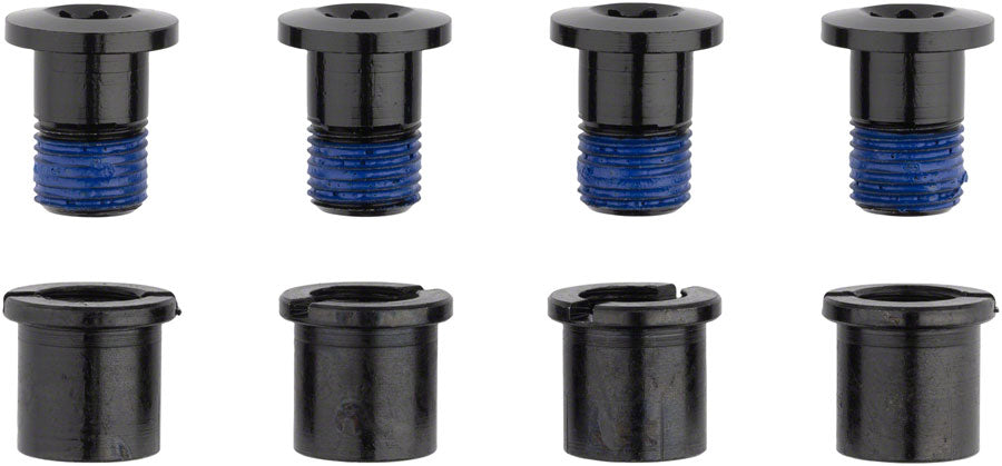 RaceFace Chainring Bolt Pack Set of 4 12.5mm Bolt/Nut Black-Goodwynn&#39;sGoodwynn&#39;s