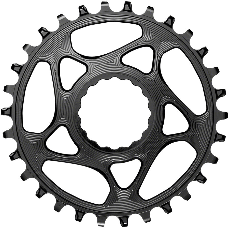 absoluteBLACK Round Narrow-Wide Direct Mount Chainring - 30t CINCH Direct Mount 3mm Offset BLK-Goodwynn&#39;sGoodwynn&#39;s