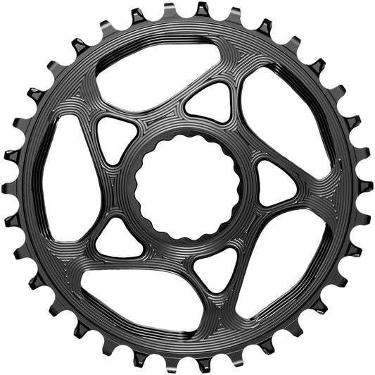 absoluteBLACK Round Narrow-Wide Direct Mount Chainring - 34t CINCH Direct Mount 3mm Offset BLK-Goodwynn's