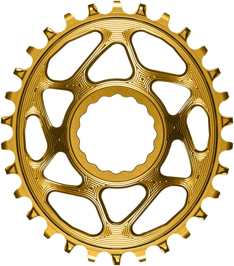 Absolute Black Oval Cinch DM Boost Chainring 30T - Gold-Goodwynn&#39;sGoodwynn&#39;s