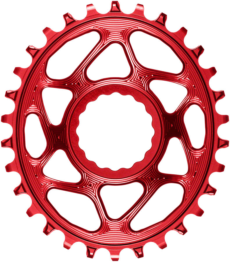 Absolute Black Oval Cinch DM Boost Chainring 30T - Red-Goodwynn&#39;sGoodwynn&#39;s