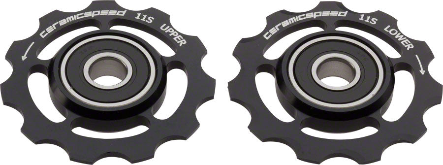 CeramicSpeed Pulley Wheels for Shimano 11-speed - 11 Tooth Alloy Black-Goodwynn&#39;sGoodwynn&#39;s