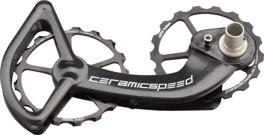 CeramicSpeed OSPW Pulley Wheel System Shimano 9000/6800 Series - Alloy Pulley Carbon Cage BLK-Goodwynn&#39;sGoodwynn&#39;s