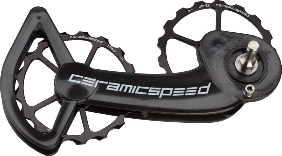 CeramicSpeed OSPW Pulley Wheel System SRAM eTap - Alloy Pulley Carbon Cage BLK-Goodwynn&#39;sGoodwynn&#39;s