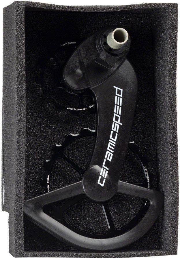 CeramicSpeed OSPW Pulley Wheel System Campagnolo Derailleurs - Alloy Pulley Carbon Cage BLK