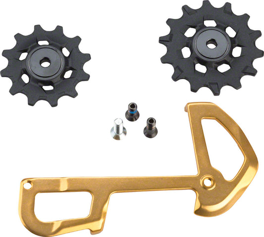 SRAM XX1 Eagle Ceramic Bearing Pulleys and Gold Inner Cage-Goodwynn's