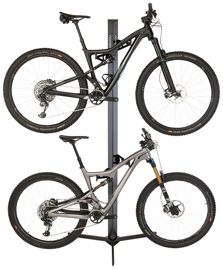 Feedback Sports Velo Cache Display Stand - 2-Bike Free-Standing Black-Goodwynn&#39;sGoodwynn&#39;s