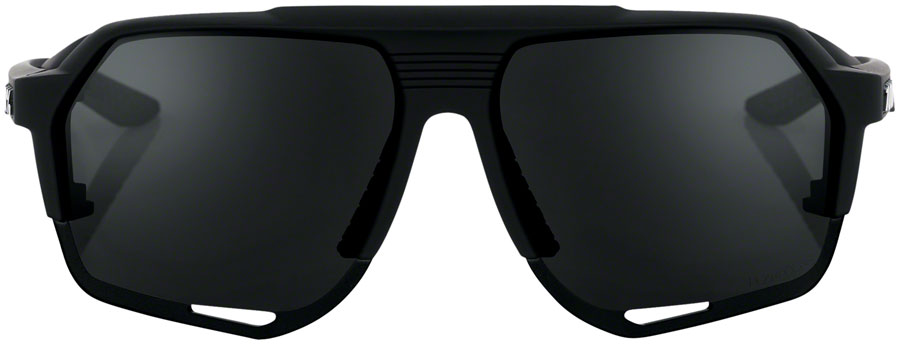 100% Norvick Sunglasses - Matte Black Gray PEAKPOLAR Lens