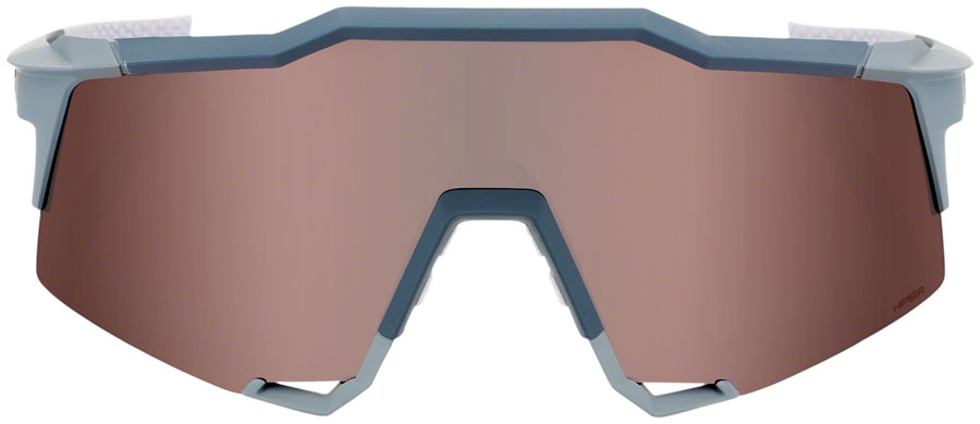 100% Speedcraft Sunglasses - Soft Tact Stone Gray HiPER Crimson Silver Mirror Lens-Goodwynn&#39;sGoodwynn&#39;s