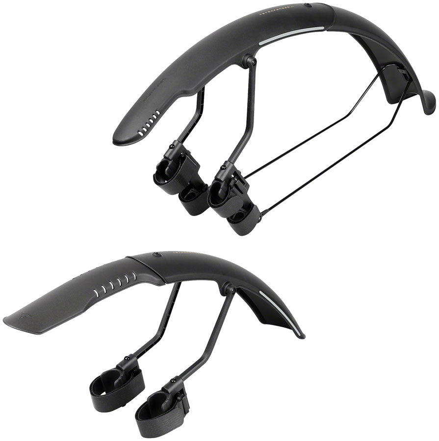 Topeak Tetrafender G1 / G2 Fender Set - Fits Up To 650/700 x 50 Gravel Tire BLK