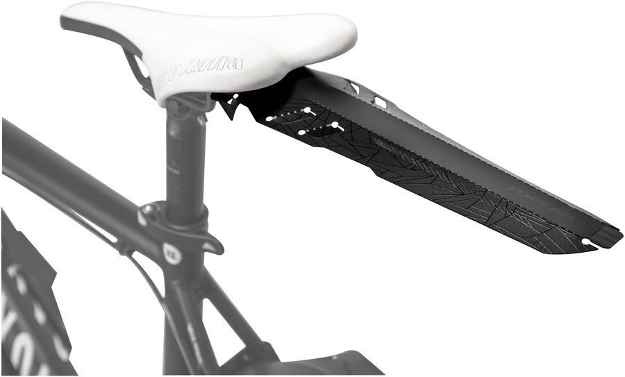 Topeak D-Flash S Fender - Saddle Rail Mount Reflective Print