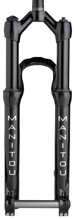 Manitou Circus Expert Suspension Fork - 26" 130 mm 20 x 110 mm 41 mm Offset Gloss BLK Straight Steerer-Goodwynn&#39;sGoodwynn&#39;s