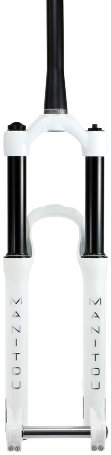 Manitou Circus Expert Suspension Fork - 26" 100 mm 20 x 110 mm 41 mm Offset Gloss White-Goodwynn's