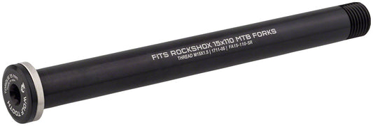 Wolf Tooth Front Thru Axle - RockShox 15 x 110mm Black-Goodwynn's