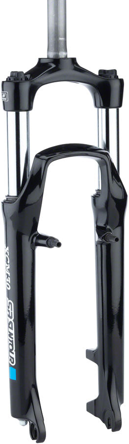 SR Suntour XCM Suspension Fork - 26" 1" Threadless Steerer 100mm Rim Disc BLK