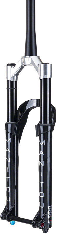 Manitou JUnit 34 Pro Suspension Fork - 26" 140 mm 15 x 110 mm 41 mm Offset Gloss BLK-Goodwynn&#39;sGoodwynn&#39;s