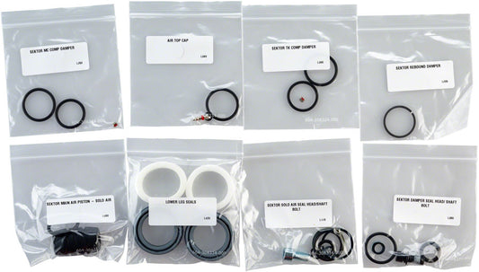 RockShox Full Service Kit Sektor Gold includes solo air damper seals hardware-Goodwynn's